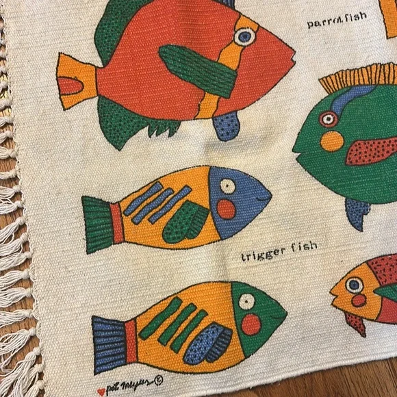 Colorful Tropical Fish Rug - Picture 2 of 3